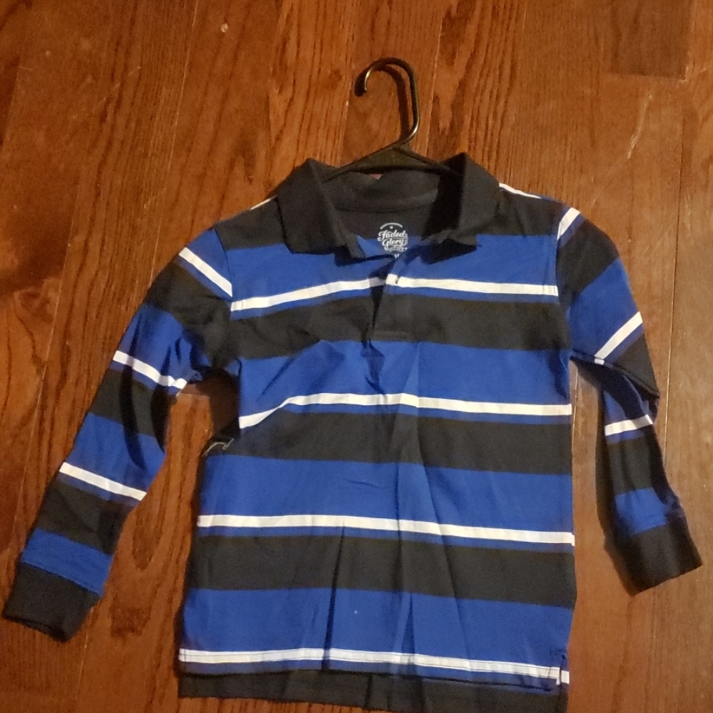 Long sleeve polo shirt